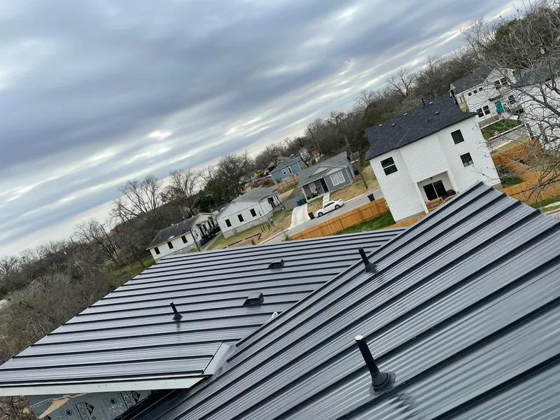 Standing seam metal roof panels with vents for Skylight Repair in Mount Hope